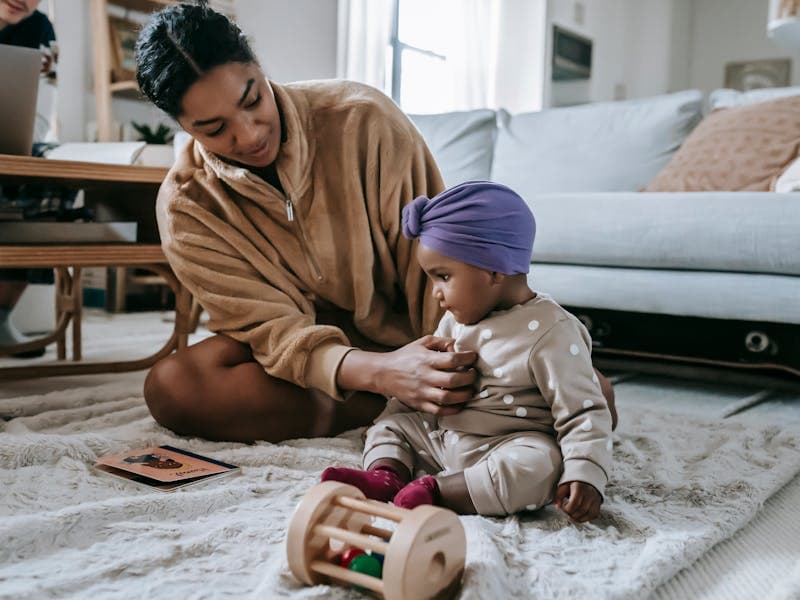 Baby napping during the day