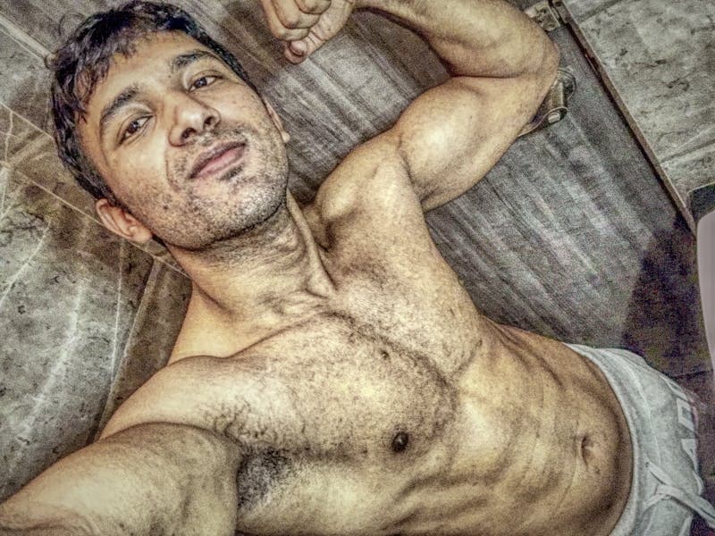 Baby wrapped in a swaddle