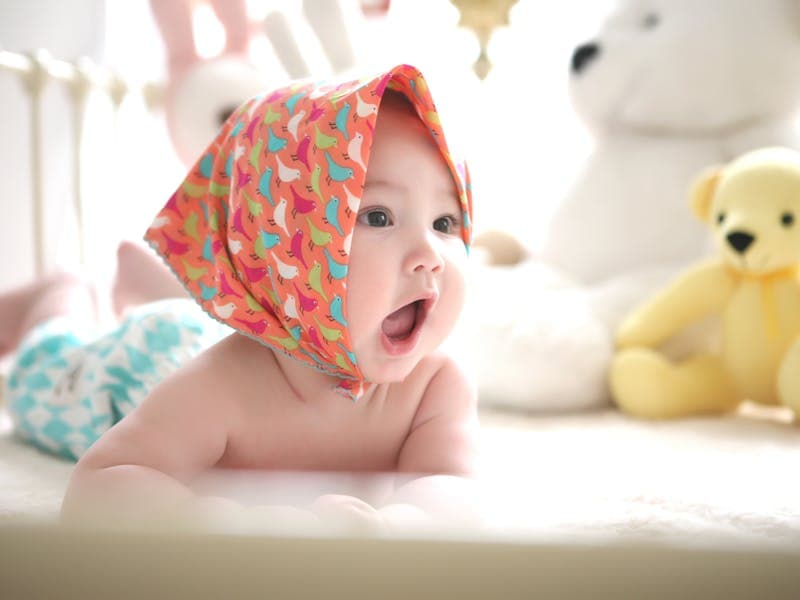 Newborn baby sleeping